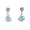 Brinco de Paraiba com Brilhantes 