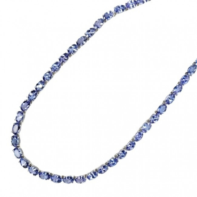 Colar Tanzanita Oval