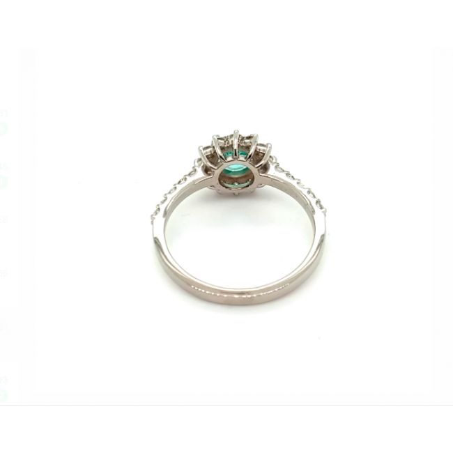 Anel Paraiba com Brilhantes 