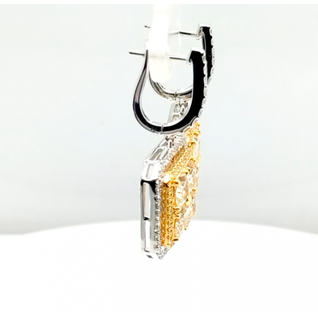 Brinco Brilhante Fancy e White