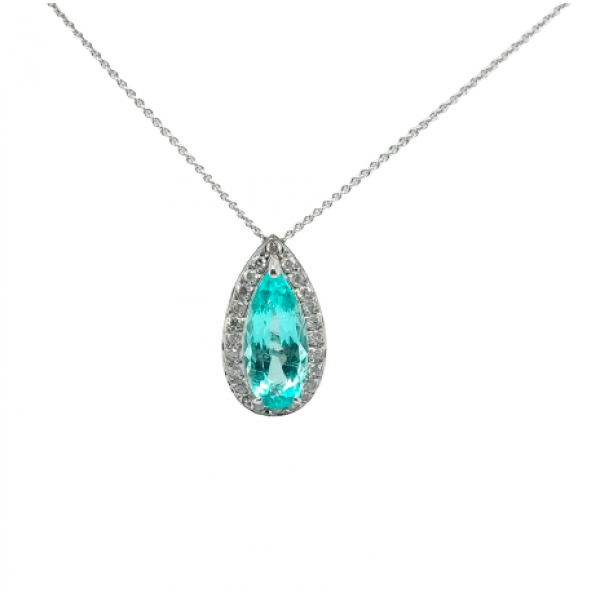 Pingente de Paraiba Gota 