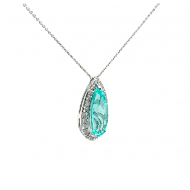 Pingente de Paraiba Gota 