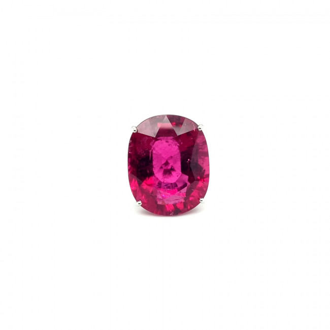 Anel de Rubelita Oval