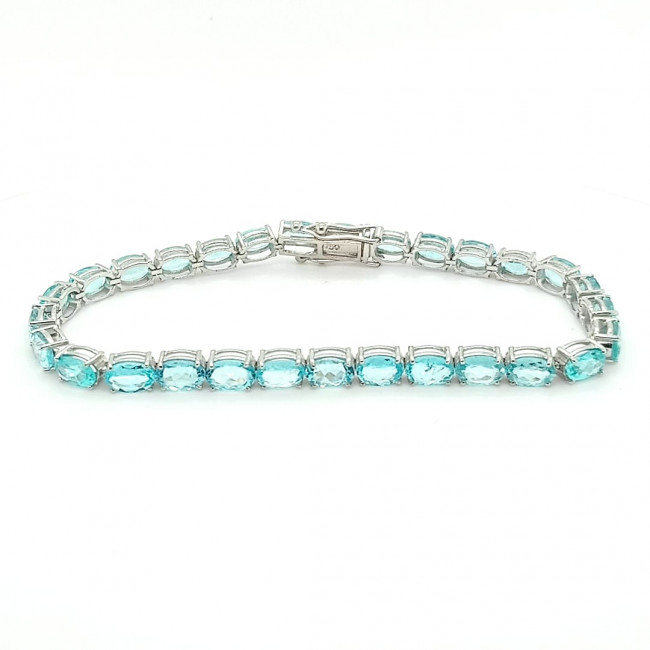 Pulseira de Paraiba Oval