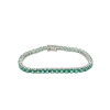 Pulseira Esmeralda Redonda