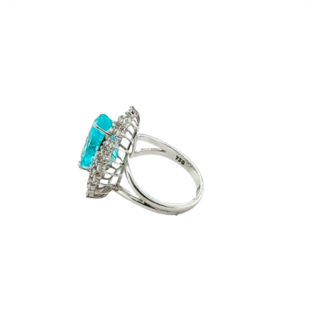 Anel Paraiba com Brilhantes